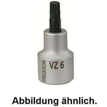 Proxxon 23 323 2223323-Vaso 1/2+ Punta xzn 10 l/55, Metal, Vz 10