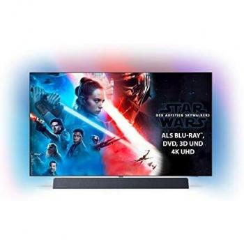 Philips - TV OLED 139 Cm (55) Philips 55Oled934/12 4K HDR Smart TV, Ambilight Y Android TV con Inteligencia Artificial (IA)