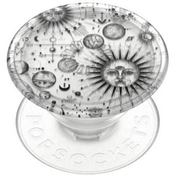 Soporte para Smartphone PopSockets PopGrip Premium Plant Cosmic Sun, Multicolor y Ecológico