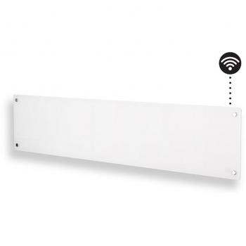 Calefactor Mill GL1000L WIFI3 Blanco 1000 W, panel grzewczy szklany con conexión wifi y bluetooth, pantalla LED