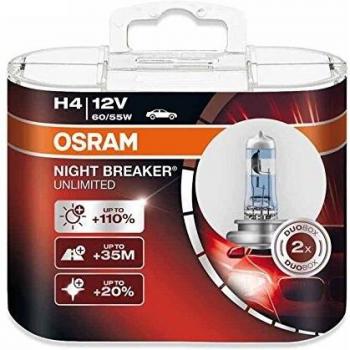 Osram H4 9003 12 V 60/55 W 64193NBU interruptor nocturno ilimitado coche Hi/lo haz halógeno faro 2X