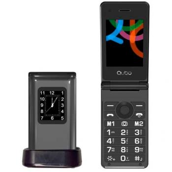 Teléfono Móvil Qubo X-28 4G Negro con pantalla de 2.4