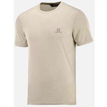 SALOMON Explore Pique SS tee Camiseta De Manga Corta, Hombre, Rainy Day, S