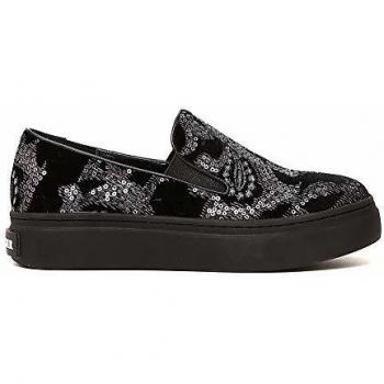 Cafè Noir JDE932010370 I18.010 Nero 37 Velvet Pantofola Bordado