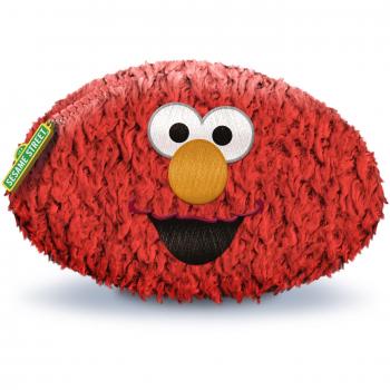 Estuche de felpa rojo de Sesame Street con diseño de Elmo