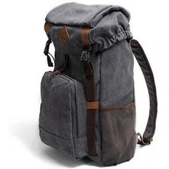 MaiJin Adulto Unisex Retro Mochila de viaje de lona
