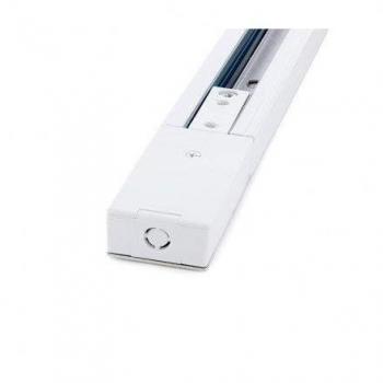 Foco de Carril Bifásico de Aluminio Blanco de 100 cm de Largo