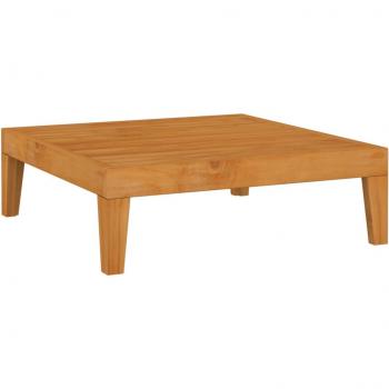 Mesa de jardín de madera maciza de acacia 68,5x68,5x24 cm.