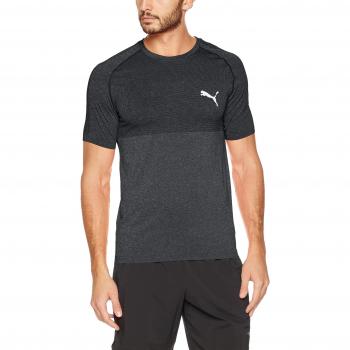 Puma Evoknit Basic, T-shirt para Hombre, Negro