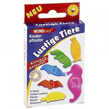 Parches infantiles en forma de animales, 10 piezas