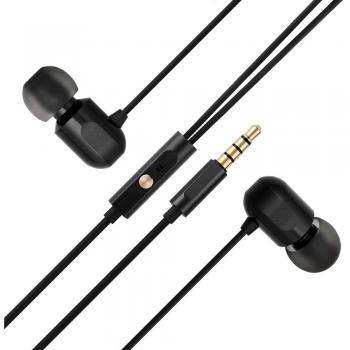 GGMM Auriculares In-Ear Estéreo Alta Definición Micrófono Incorporado y Manos Libre Bajo Potente Casco de Metal Jack de 3.5mm Headphone para iPhone, iPad, Samsung, Smartphone Android, Tablet PC