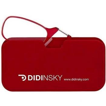 Didinsky gafas de lectura sin patillas graduadas para hombre y mujer transparentes gafas de presbicia para hombre y mujer flexibles e irrompibles para vista cansada red 10 z moma