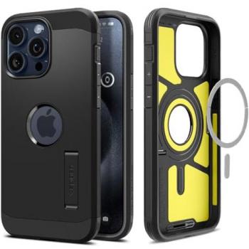 Custodia Spigen Tough Armor MagSafe para iPhone 15 Pro Max - Negra