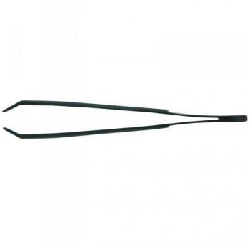 Pinzas de Cejas Profesionales Solingen Punta Recta Negra 90mm