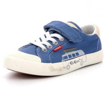 Kickers Kickgoldi Blue Low Children's Sneakers