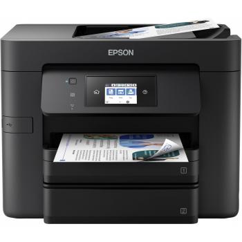 Epson WorkForce Pro WF-4730DTWF Multifuncional con WiFi y Fax - 34/30 PPM, Resolución de impresión 4800*1200, Duplex, Escáner 1200*2400, Pantalla LCD, Doble Bandeja de Papel