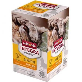 Animonda Integra Protect Adult Sensitive 6 x 100 g - Pavo y arroz