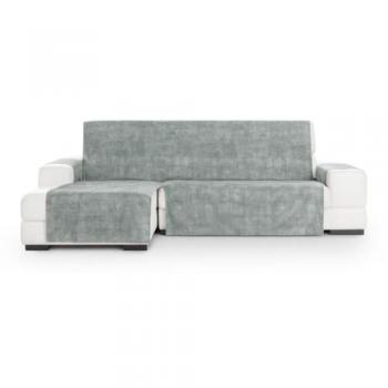 Eysa Funda de sofá chaise longue izquierda extra práctica gris 290 cm, funda para chaise longue de brazo corto izquierdo Eysa Turin Gris Perla 100 x 110 x 350 cm, EYSA fundas de sofá m/0 chaise