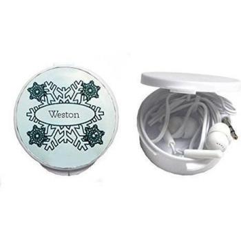 Auriculares in-ear en una caja personalizada con Weston