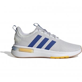 Zapatillas Adidas Racer TR23 Hombre Blanco Running con diseño ligero, suela de goma para mejor tracción, parte superior de malla transpirable, plantilla acolchada para comodidad y cierre de cordones