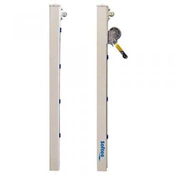 Softee Equipment 0012353 Juego Postes Fijos, Women's, Blanco, S