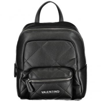 Valentino by Mario Valentino Black Polyethylene Backpack with Adjustable Straps, Female, Size: ONE SIZE