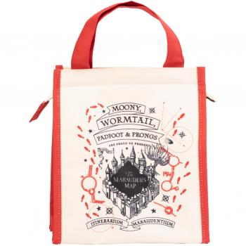 Bolsa de almuerzo térmica Harry Potter con aislamiento frío/calor y diseño del Mapa del Merodeador - Bolsa ligera para niños