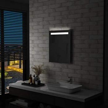 Espejo de pared de baño con LED 50 x 60 cm