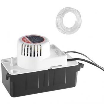 VEVOR Automatic Condensate Removal Pump, 1/50 HP, 1.89L Tank with Float Switch and 6m Hose for Air Conditioner and Dehumidifier