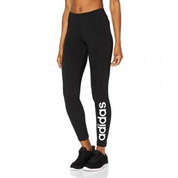 adidas W E Lin Tight Tights, Mujer, Black/White, L