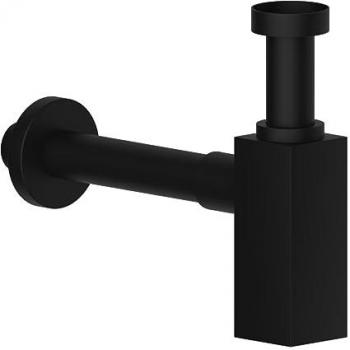 Sifón de Decoración Cuadrado en Latón Negro Mate