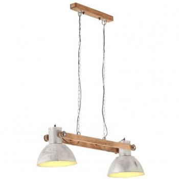 Lámpara Colgante Industrial E27 109cm Plateada