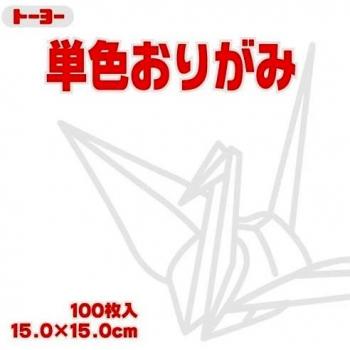 Toyo Origami Paper Single Color - White - 15cm, 100 Sheets