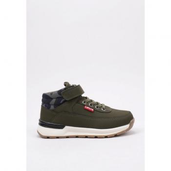 Botín Plano Niño LEVIS ASCOT Verde - Marca Reconocida, Tipo: Calzado Infantil, Características: Diseño cómodo, material duradero, suela antideslizante, estilo moderno