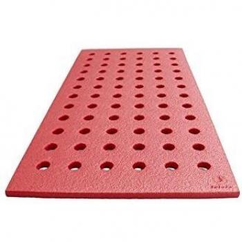 Tapiz bebé Leisis termoconformado pequeño rojo con orificios para juguetes de playa