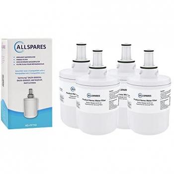 Lote de 4 Filtros de Agua para Refrigerador Compatible con Samsung DA29-00003F / DA29-00003G / HAFIN2 / Aqua Pure Plus
