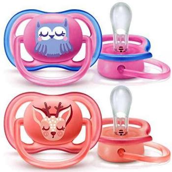 Avent Chupete Ultra Air 0-6M Niña 2 Und SCF085/02