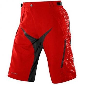 Ataque Tres 60 Shield Corto, Hombre, Color Rojo, tamaño X-Large