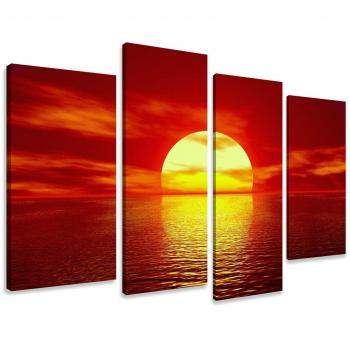 Visario 6094 Atardecer - Fotografía sobre Lienzo