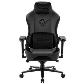 Silla Gaming Phoenix Nova - Modelo de Alta Gama con Revestimiento en Tela Gris