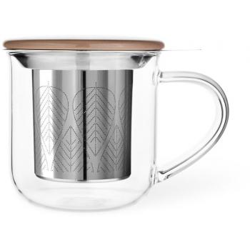 Taza de té Viva Scandinavia Minima Eva Infuser 400ml Powder Brown