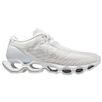 Mizuno Wave Prophecy 12 White Running Sneakers for Men