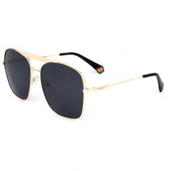 Polaroid Women's Gold Metal Frame Sunglasses PLD 6201/S/X J5G, One Size