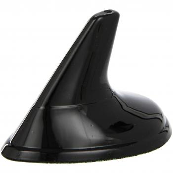 ANTB295 - SHARK ANTENA Antena Aleta de tiburón en forma de coche decorativo Antena DUMMY antena de techo NEGRO SPORT