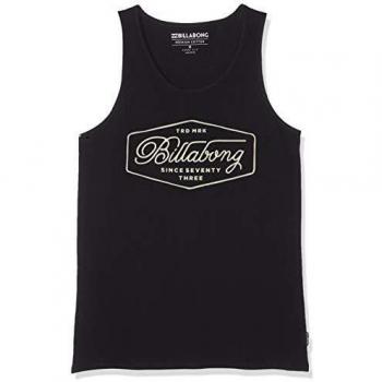 BILLABONG Trademark Tank Camiseta sin Mangas, Negro