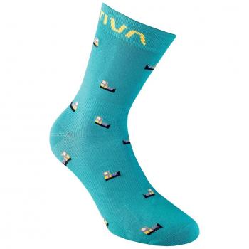 La Sportiva Outdoor Fun Socks - Calcetines unisex para actividades al aire libre, color azul, talla 38-40