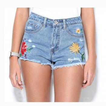 Short con 5 bolsillos y trabillas by VencaStyle,AZUL,34