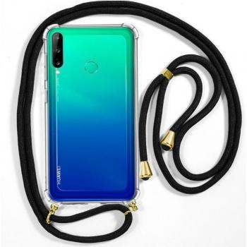 Funda con Cordón Negro para Huawei P40 Lite E