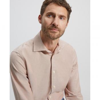 Camisa sport lisa oxford regular fit de hombre Emidio Tucci