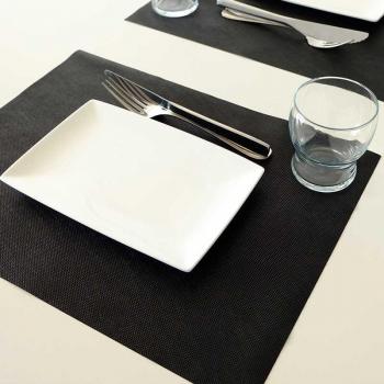 Mantel Individual Spunbond Novotex 30x40 cm Negro 80 Gr Paquete de 100 Unidades